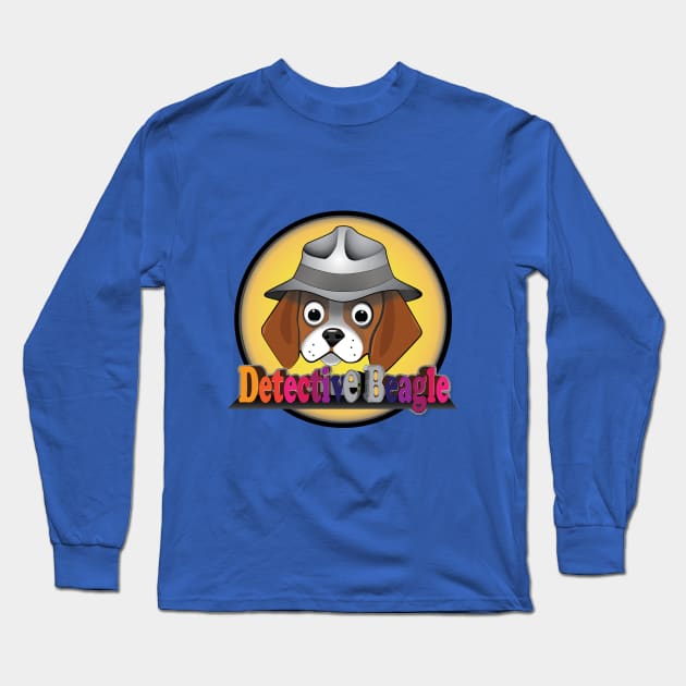 Detective Beagle JR Long Sleeve T-Shirt by Kanom-Tom